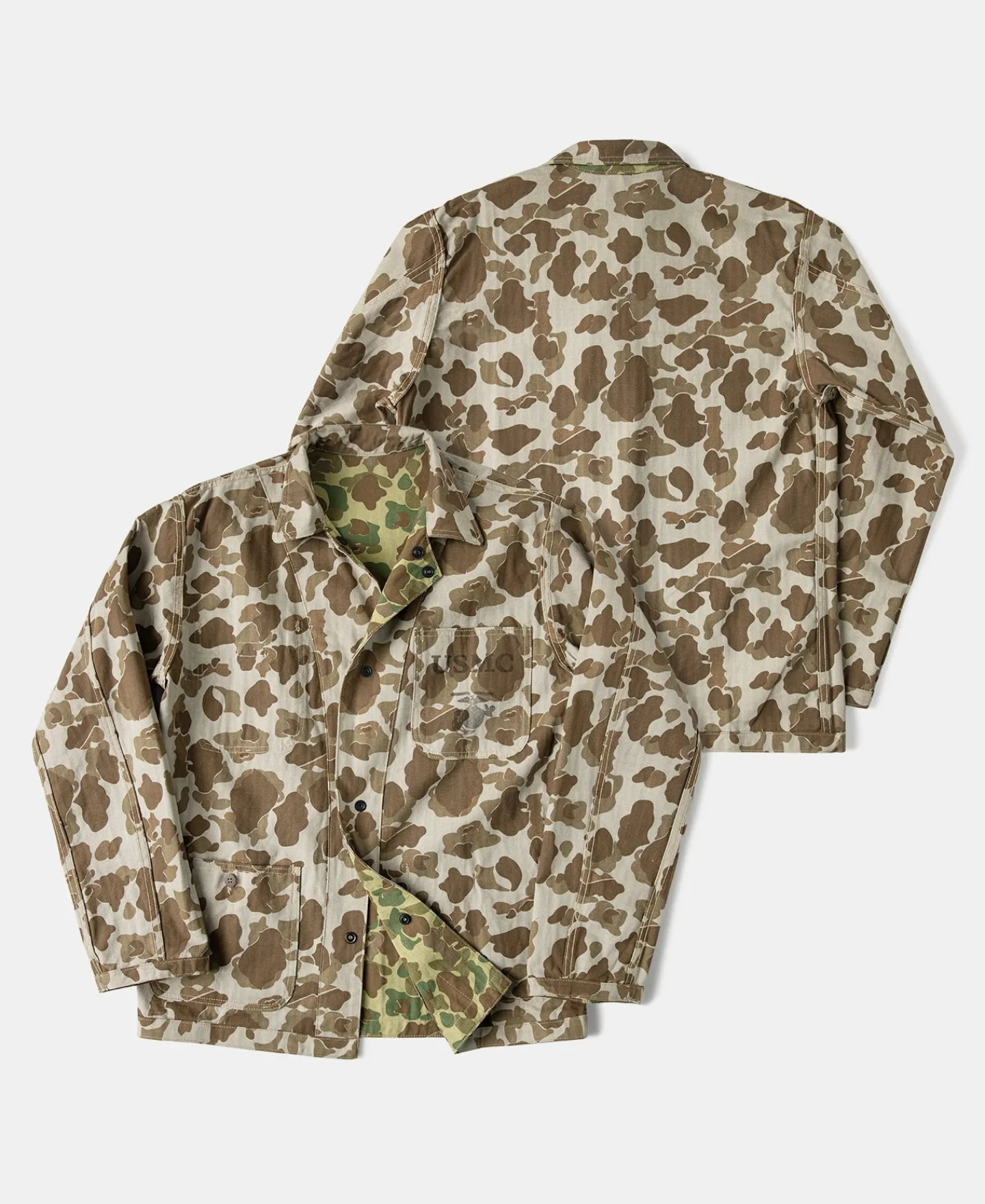 Online WWII USMC Type P-42 Duck Hunter Camo Jacket Jackets&coats